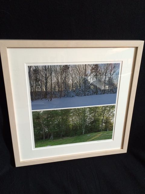 Photograph of a landscape in Summer & Winter  by Richard Hackel