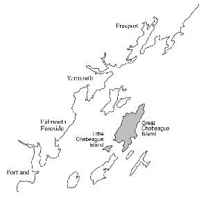 Chebeague, the largest island in Casco Bay