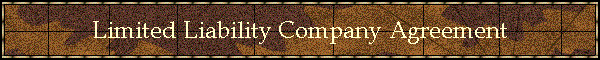 Limited Liability Company Agreement