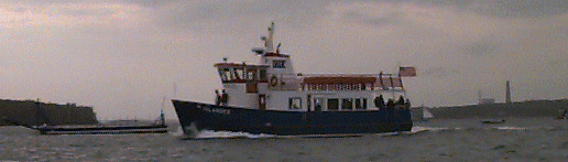 Islander approaching Chebeague Island