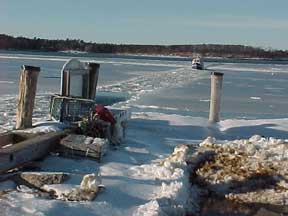 Biq Squaw in ice field