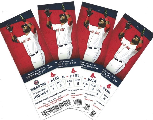  Sox vs Twins July 21st at Fenway (by Lucas Tree)